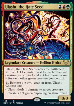 Ulasht, the Hate Seed⁣ - Commander: Kamigawa: Neon Dynasty⁣ (Rare)⁣ [143]