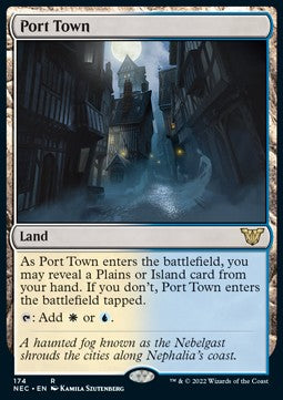 Port Town⁣ - Commander: Kamigawa: Neon Dynasty⁣ (Rare)⁣ [174]