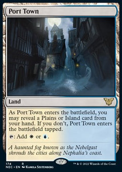 Port Town⁣ - Commander: Kamigawa: Neon Dynasty⁣ (Rare)⁣ [174]