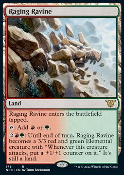 Raging Ravine⁣ - Commander: Kamigawa: Neon Dynasty⁣ (Rare)⁣ [176]