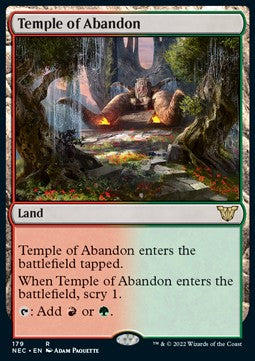 Temple of Abandon⁣ - Commander: Kamigawa: Neon Dynasty⁣ (Rare)⁣ [179]