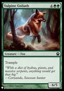 Vulpine Goliath⁣ - The List⁣ (Common)⁣ [183]