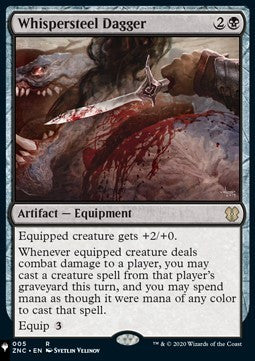 Whispersteel Dagger⁣ - The List⁣ (Rare)⁣ [5]