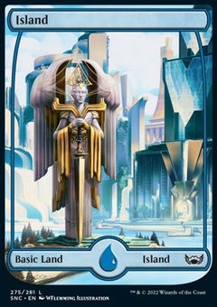 Island (V.2)⁣ - Streets of New Capenna⁣ (Land)⁣ [275]