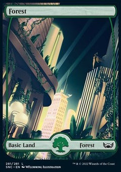 Forest (V.2)⁣ - Streets of New Capenna⁣ (Land)⁣ [281]