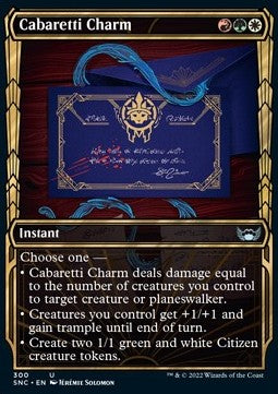 Cabaretti Charm (V.1)⁣ - Streets of New Capenna: Extras⁣ (Uncommon)⁣ [300]
