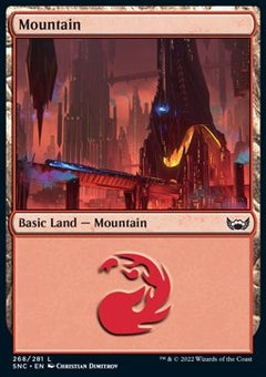 Mountain (V.3)⁣ - Streets of New Capenna⁣ (Land)⁣ [268]