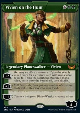 Vivien on the Hunt (V.2)⁣ - Streets of New Capenna: Extras⁣ (Mythic)⁣ [347]