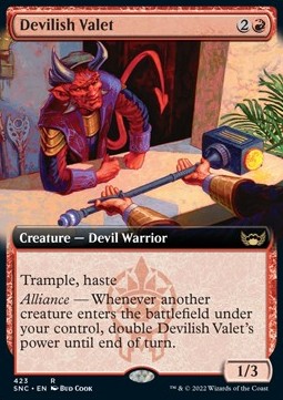 Devilish Valet⁣ - Streets of New Capenna: Extras⁣ (Rare)⁣ [423]