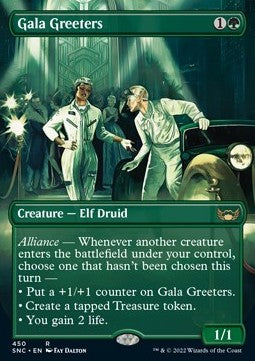 Gala Greeters (V.2)⁣ - Streets of New Capenna: Extras⁣ (Rare)⁣ [450]