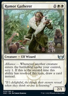 Rumor Gatherer⁣ - Streets of New Capenna⁣ (Uncommon)⁣ [29]