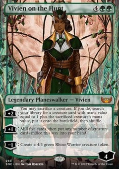 Vivien on the Hunt (V.1)⁣ - Streets of New Capenna: Extras⁣ (Mythic)⁣ [283]