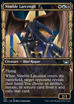 Nimble Larcenist (V.1)⁣ - Streets of New Capenna: Extras⁣ (Uncommon)⁣ [321]