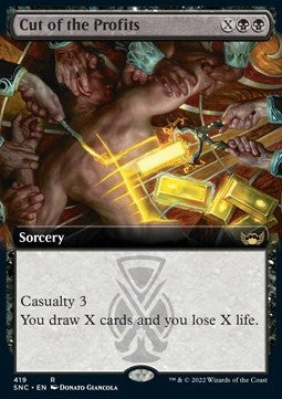 Cut of the Profits⁣ - Streets of New Capenna: Extras⁣ (Rare)⁣ [419]