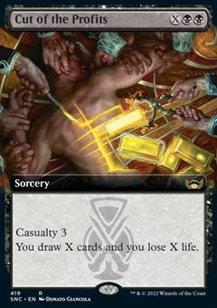 Cut of the Profits⁣ - Streets of New Capenna: Extras⁣ (Rare)⁣ [419]