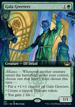 Gala Greeters (V.1)⁣ - Streets of New Capenna: Extras⁣ (Rare)⁣ [431]