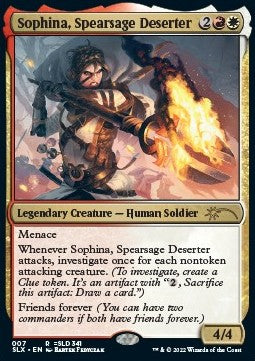 Sophina, Spearsage Deserter⁣ - Universes Within⁣ (Rare)⁣ [7]