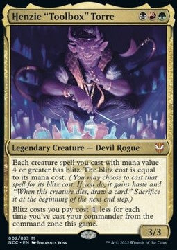 Henzie "Toolbox" Torre⁣ - Commander: Streets of New Capenna⁣ (Mythic)⁣ [2]