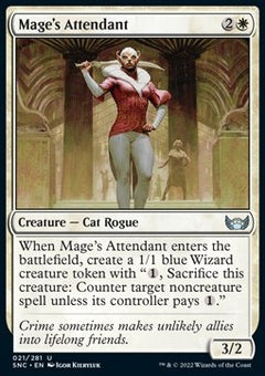 Mage's Attendant⁣ - Streets of New Capenna⁣ (Uncommon)⁣ [21]