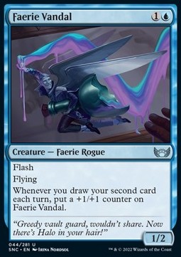 Faerie Vandal⁣ - Streets of New Capenna⁣ (Uncommon)⁣ [44]