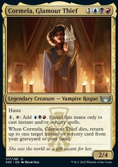 Cormela, Glamour Thief⁣ - Streets of New Capenna⁣ (Uncommon)⁣ [177]