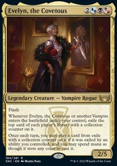 Evelyn, the Covetous⁣ - Streets of New Capenna⁣ (Rare)⁣ [184]