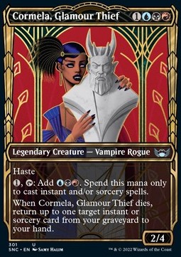 Cormela, Glamour Thief (V.1)⁣ - Streets of New Capenna: Extras⁣ (Uncommon)⁣ [301]