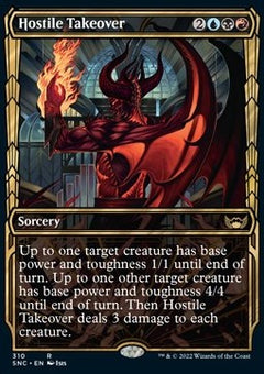 Hostile Takeover (V.1)⁣ - Streets of New Capenna: Extras⁣ (Rare)⁣ [310]