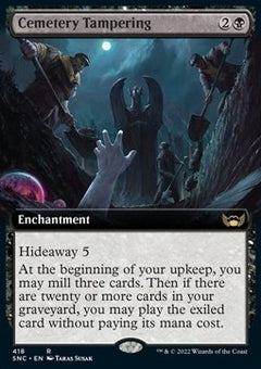 Cemetery Tampering⁣ - Streets of New Capenna: Extras⁣ (Rare)⁣ [418]