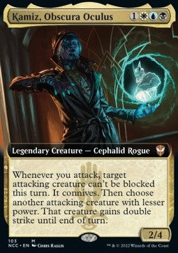 Kamiz, Obscura Oculus (V.1)⁣ - Commander: Streets of New Capenna: Extras⁣ (Mythic)⁣ [103]