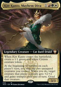Kitt Kanto, Mayhem Diva (V.1)⁣ - Commander: Streets of New Capenna: Extras⁣ (Mythic)⁣ [104]