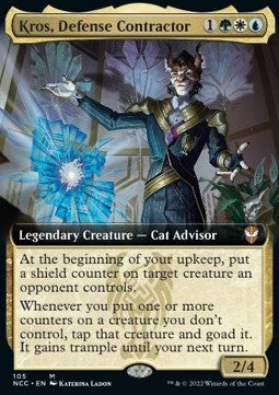 Kros, Defense Contractor⁣ - Commander: Streets of New Capenna: Extras⁣ (Mythic)⁣ [105]