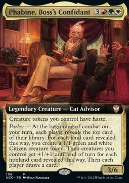 Phabine, Boss's Confidant⁣ - Commander: Streets of New Capenna: Extras⁣ (Mythic)⁣ [108]