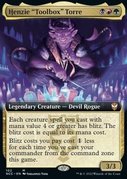 Henzie "Toolbox" Torre (V.1)⁣ - Commander: Streets of New Capenna: Extras⁣ (Mythic)⁣ [102]