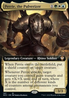Perrie, the Pulverizer (V.1)⁣ - Commander: Streets of New Capenna: Extras⁣ (Mythic)⁣ [107]