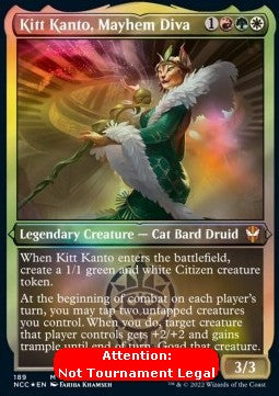 Kitt Kanto, Mayhem Diva (V.2)⁣ - Commander: Streets of New Capenna: Extras⁣ (Special)⁣ [189]