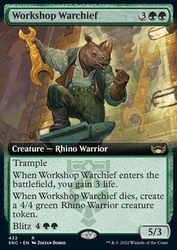Workshop Warchief⁣ - Streets of New Capenna: Extras⁣ (Rare)⁣ [432]