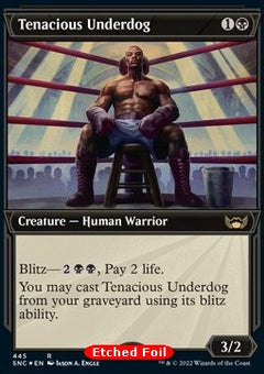 Tenacious Underdog (V.2)⁣ - Streets of New Capenna: Extras⁣ (Rare)⁣ [445]