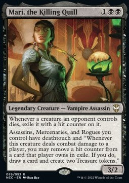 Mari, the Killing Quill⁣ - Commander: Streets of New Capenna⁣ (Rare)⁣ [89]