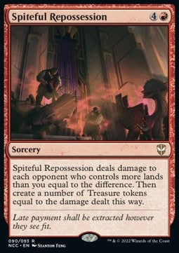 Spiteful Repossession⁣ - Commander: Streets of New Capenna⁣ (Rare)⁣ [90]