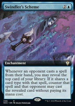 Swindler's Scheme⁣ - Commander: Streets of New Capenna: Extras⁣ (Rare)⁣ [96]