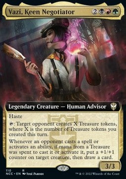 Vazi, Keen Negotiator⁣ - Commander: Streets of New Capenna: Extras⁣ (Rare)⁣ [110]