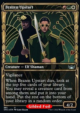 Brazen Upstart (V.2)⁣ - Streets of New Capenna: Extras⁣ (Uncommon)⁣ [361]