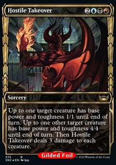 Hostile Takeover (V.2)⁣ - Streets of New Capenna: Extras⁣ (Rare)⁣ [375]