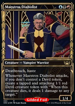 Maestros Diabolist (V.2)⁣ - Streets of New Capenna: Extras⁣ (Rare)⁣ [383]