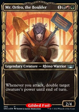 Mr. Orfeo, the Boulder (V.2)⁣ - Streets of New Capenna: Extras⁣ (Uncommon)⁣ [385]