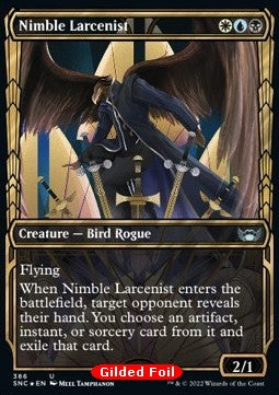 Nimble Larcenist (V.2)⁣ - Streets of New Capenna: Extras⁣ (Uncommon)⁣ [386]