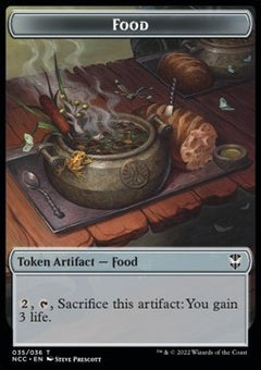 Food Token // Citizen Token (GW 1/1)⁣ - Commander: Streets of New Capenna: Extras⁣ (Token)⁣ [T 35/12]