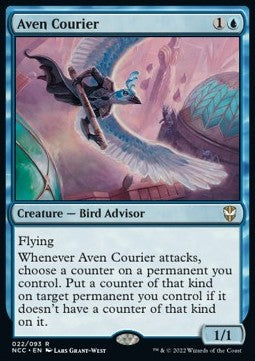 Aven Courier⁣ - Commander: Streets of New Capenna⁣ (Rare)⁣ [22]