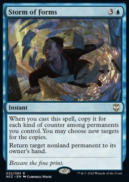 Storm of Forms⁣ - Commander: Streets of New Capenna⁣ (Rare)⁣ [32]
